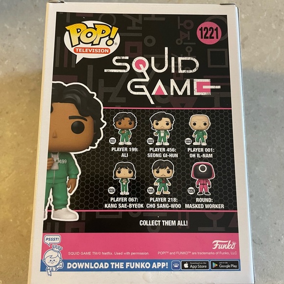 Funko POP! TV: Netflix Squid Game - Player 199: Ali - #1221 BNIB - Picture 4 of 8